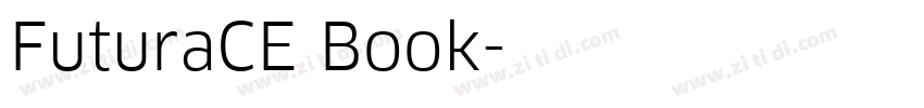 FuturaCE Book字体转换